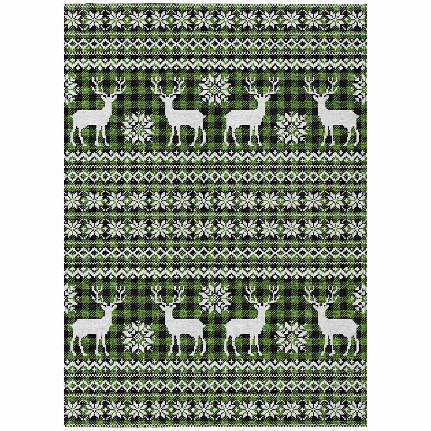 Addison Rugs Quaas Cactus Washable Indoor-Outdoor Rug