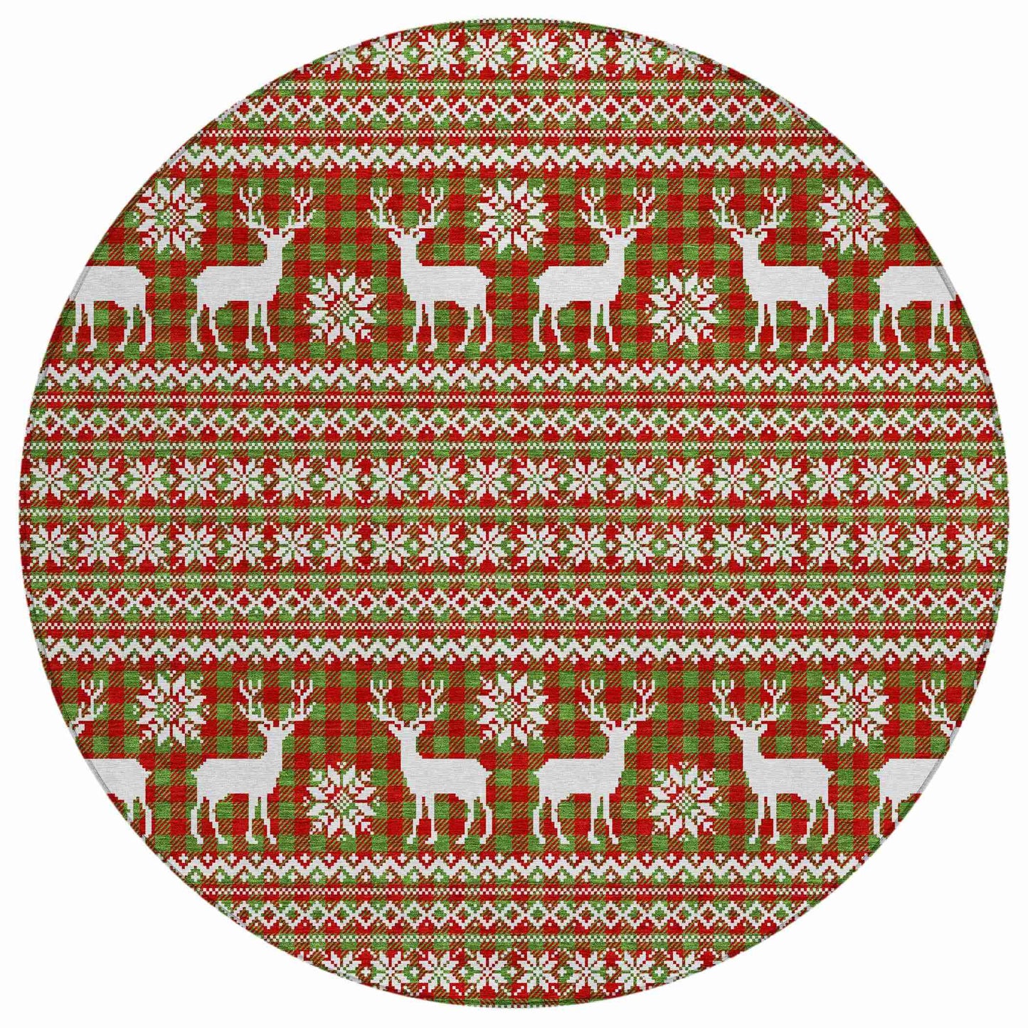 Addison Rugs Quaas Fern Washable Indoor-Outdoor Rug