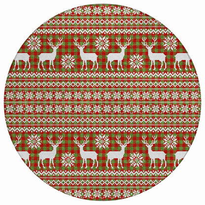 Addison Rugs Quaas Fern Washable Indoor-Outdoor Rug