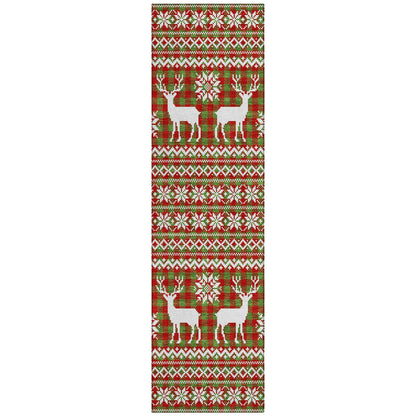 Addison Rugs Quaas Fern Washable Indoor-Outdoor Rug