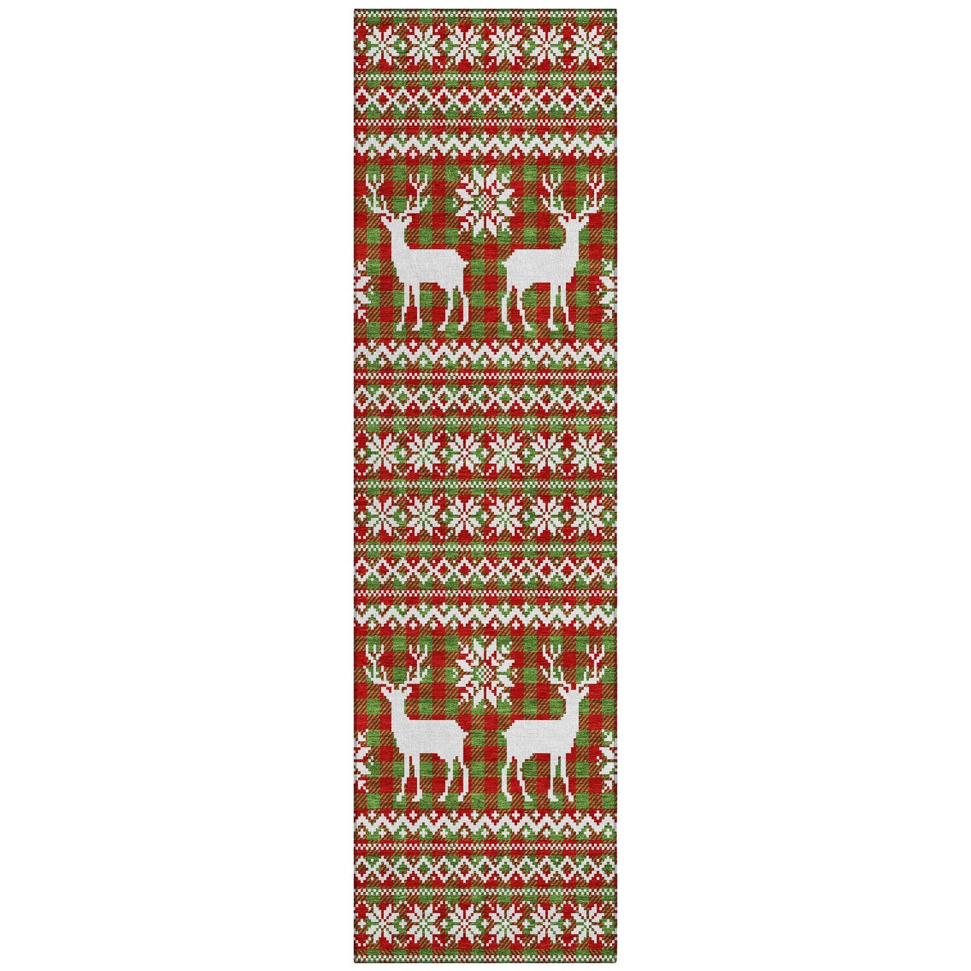 Addison Rugs Quaas Fern Washable Indoor-Outdoor Rug