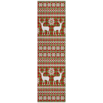 Addison Rugs Quaas Fern Washable Indoor-Outdoor Rug