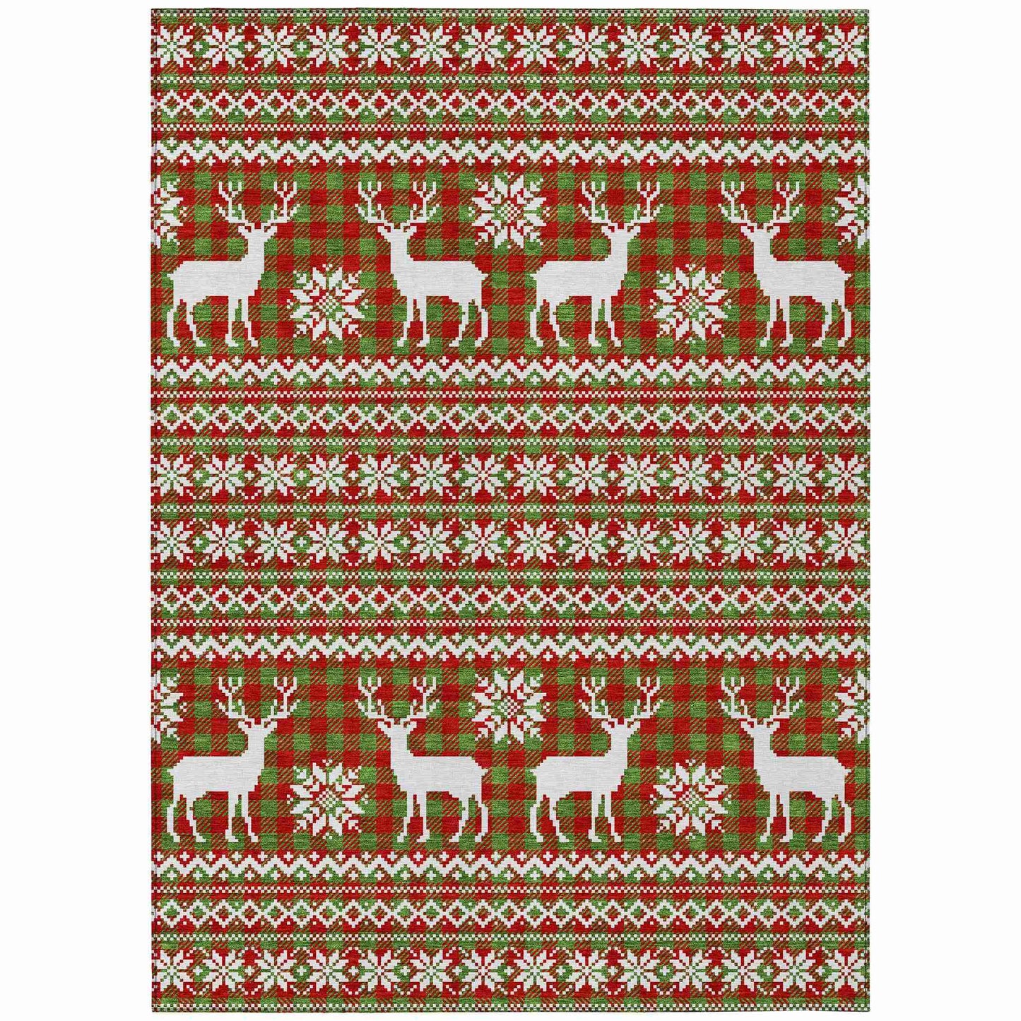 Addison Rugs Quaas Fern Washable Indoor-Outdoor Rug
