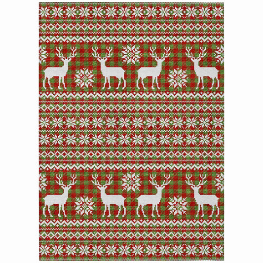 Addison Rugs Quaas Fern Washable Indoor-Outdoor Rug