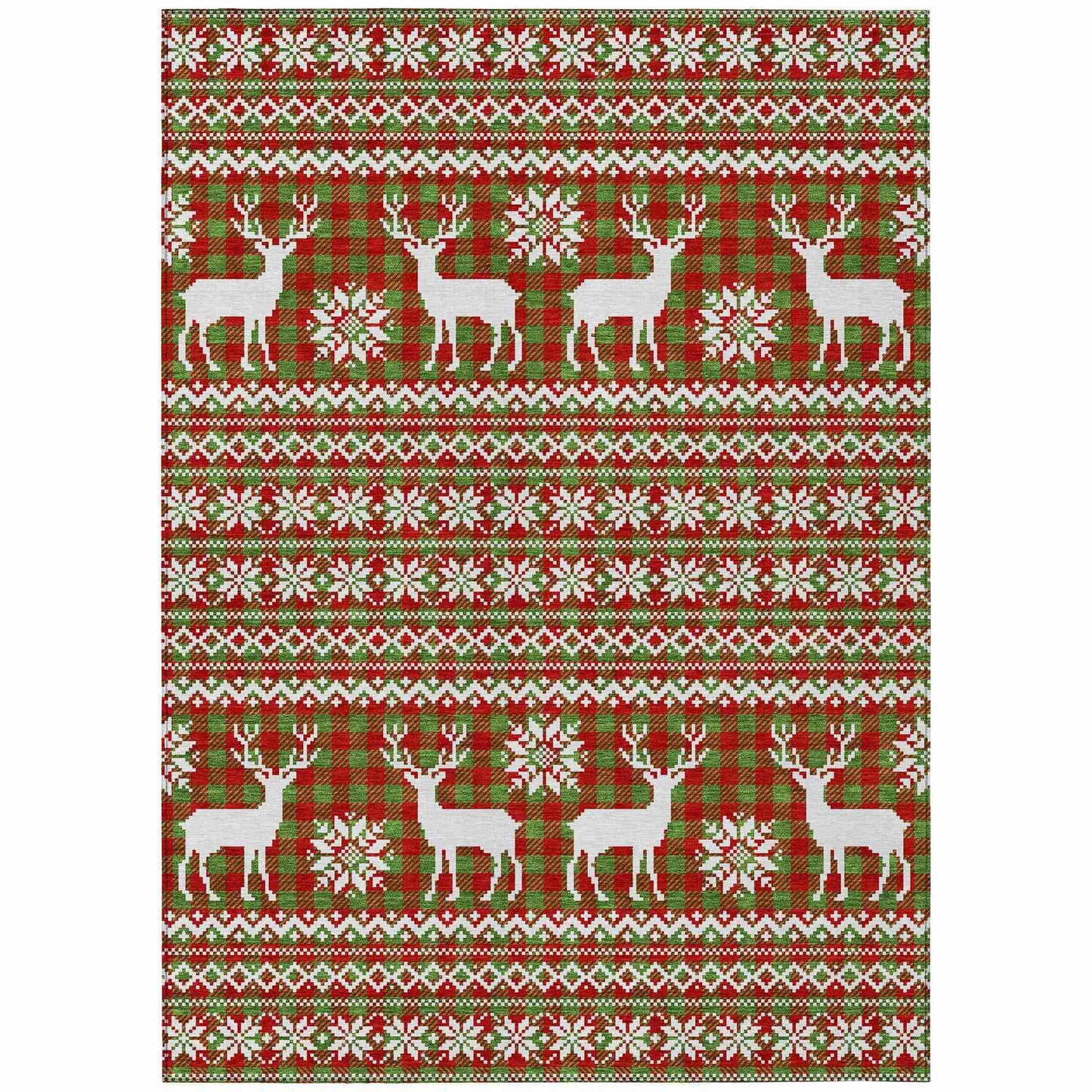 Addison Rugs Quaas Fern Washable Indoor-Outdoor Rug
