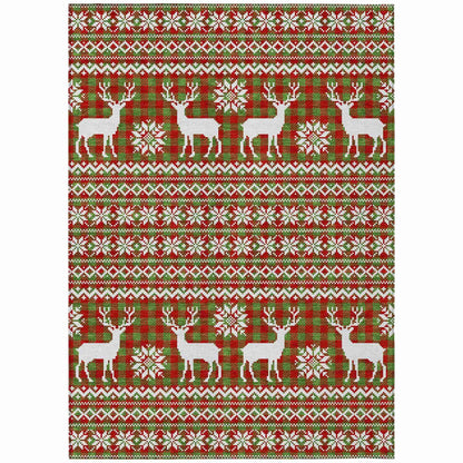 Addison Rugs Quaas Fern Washable Indoor-Outdoor Rug