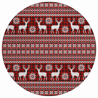 Addison Rugs Quaas Red Washable Indoor-Outdoor Rug