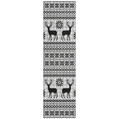 Addison Rugs Quaion Gray Washable Indoor-Outdoor Rug
