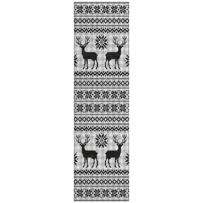 Addison Rugs Quaion Gray Washable Indoor-Outdoor Rug