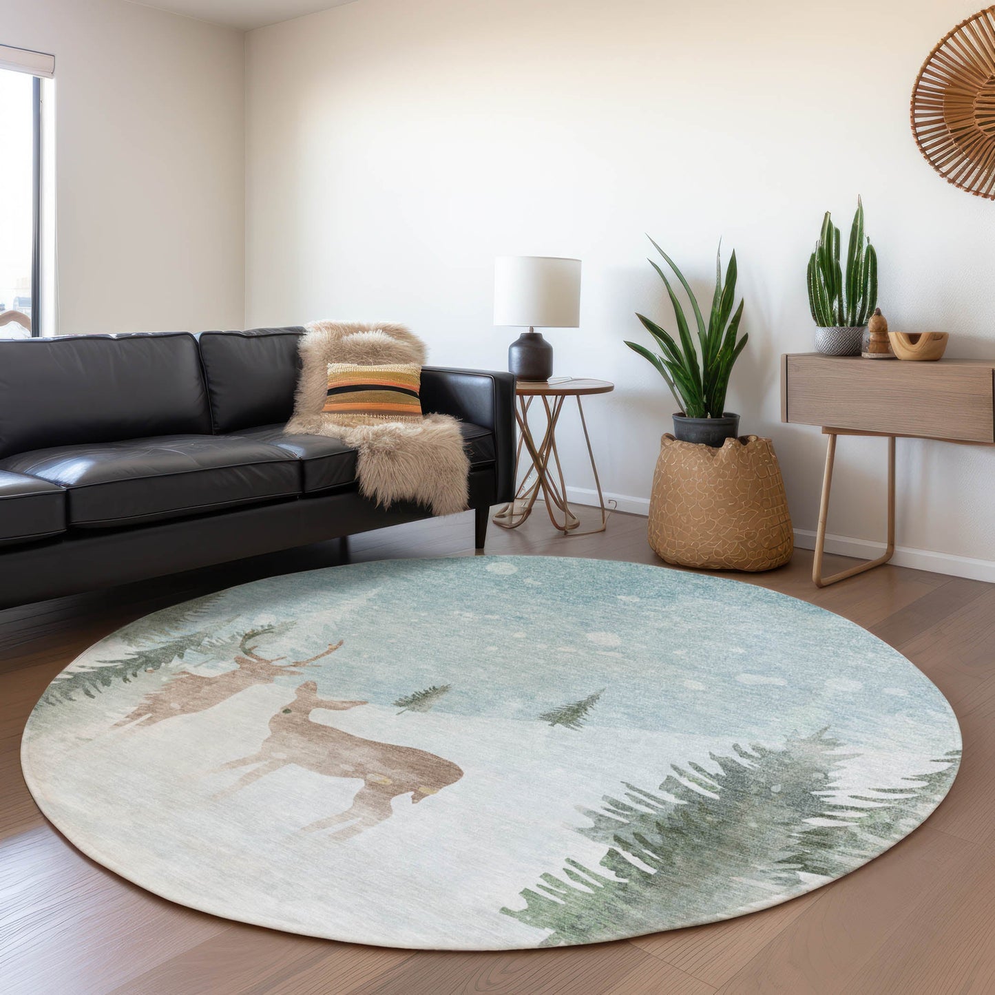 Addison Rugs Quaira Blue Washable Indoor-Outdoor Rug