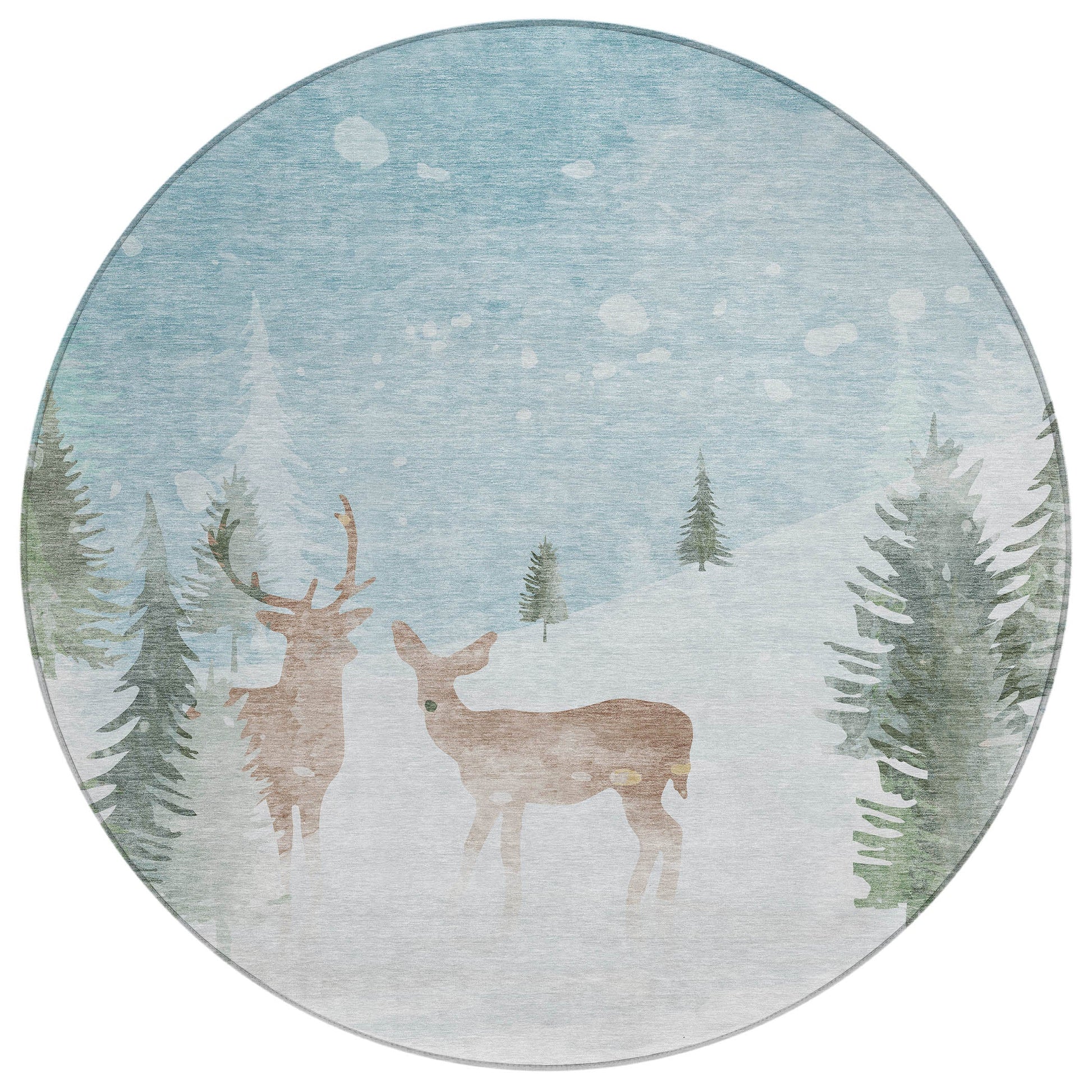 Addison Rugs Quaira Blue Washable Indoor-Outdoor Rug