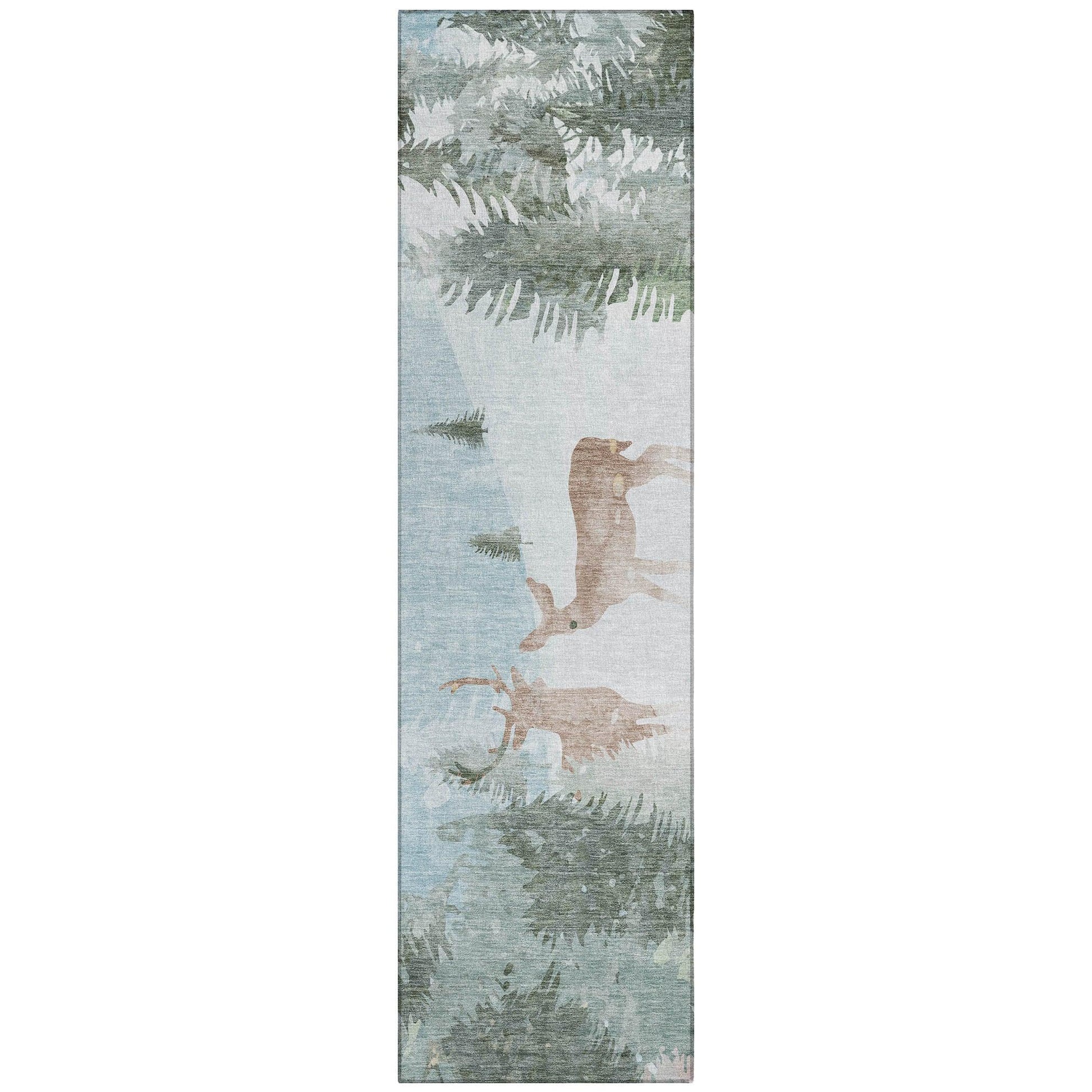 Addison Rugs Quaira Blue Washable Indoor-Outdoor Rug
