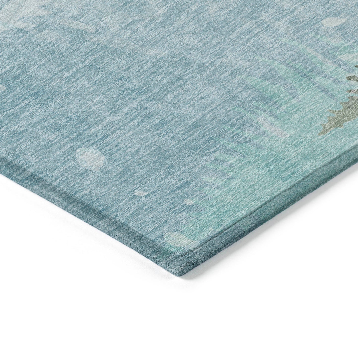 Addison Rugs Quaira Blue Washable Indoor-Outdoor Rug