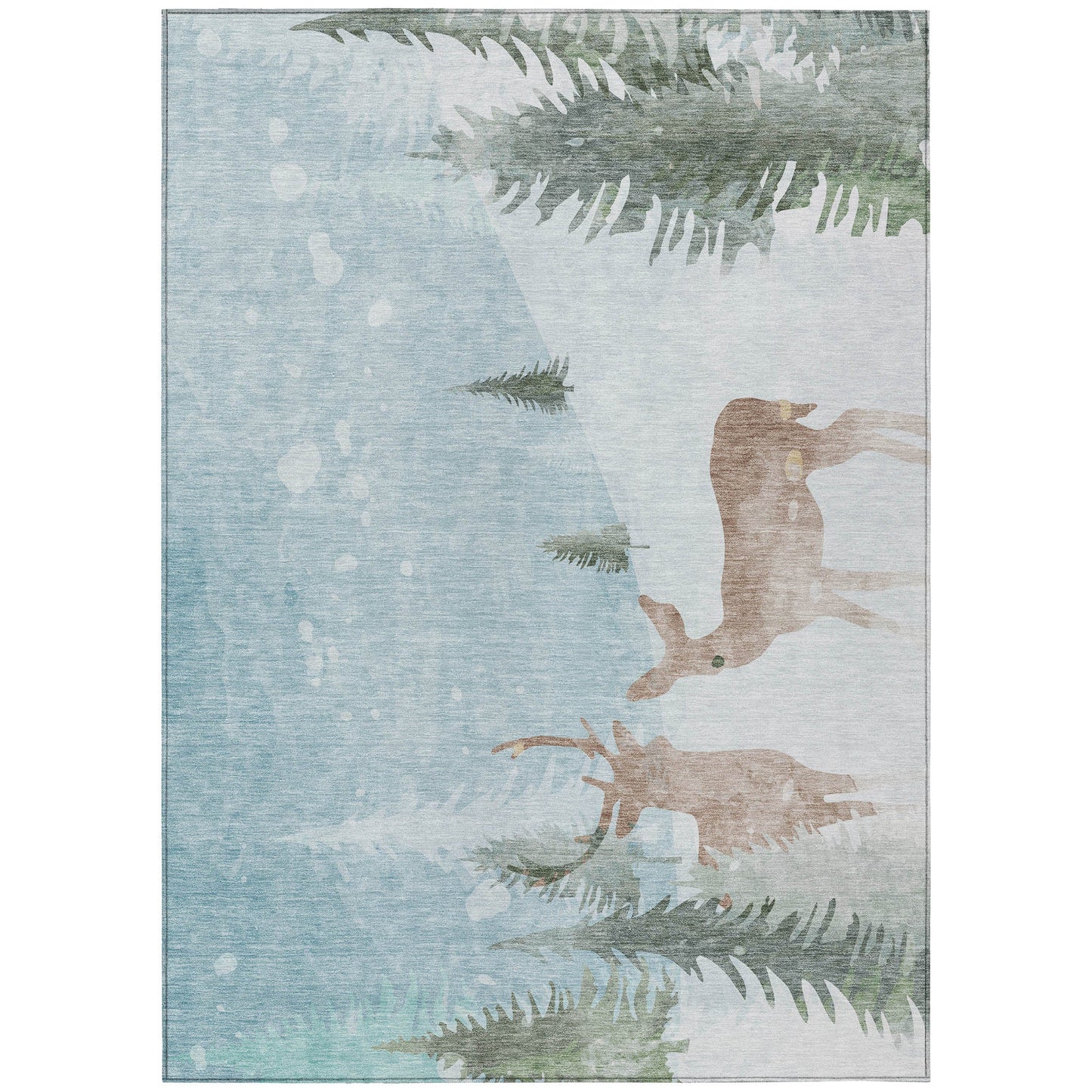 Addison Rugs Quaira Blue Washable Indoor-Outdoor Rug