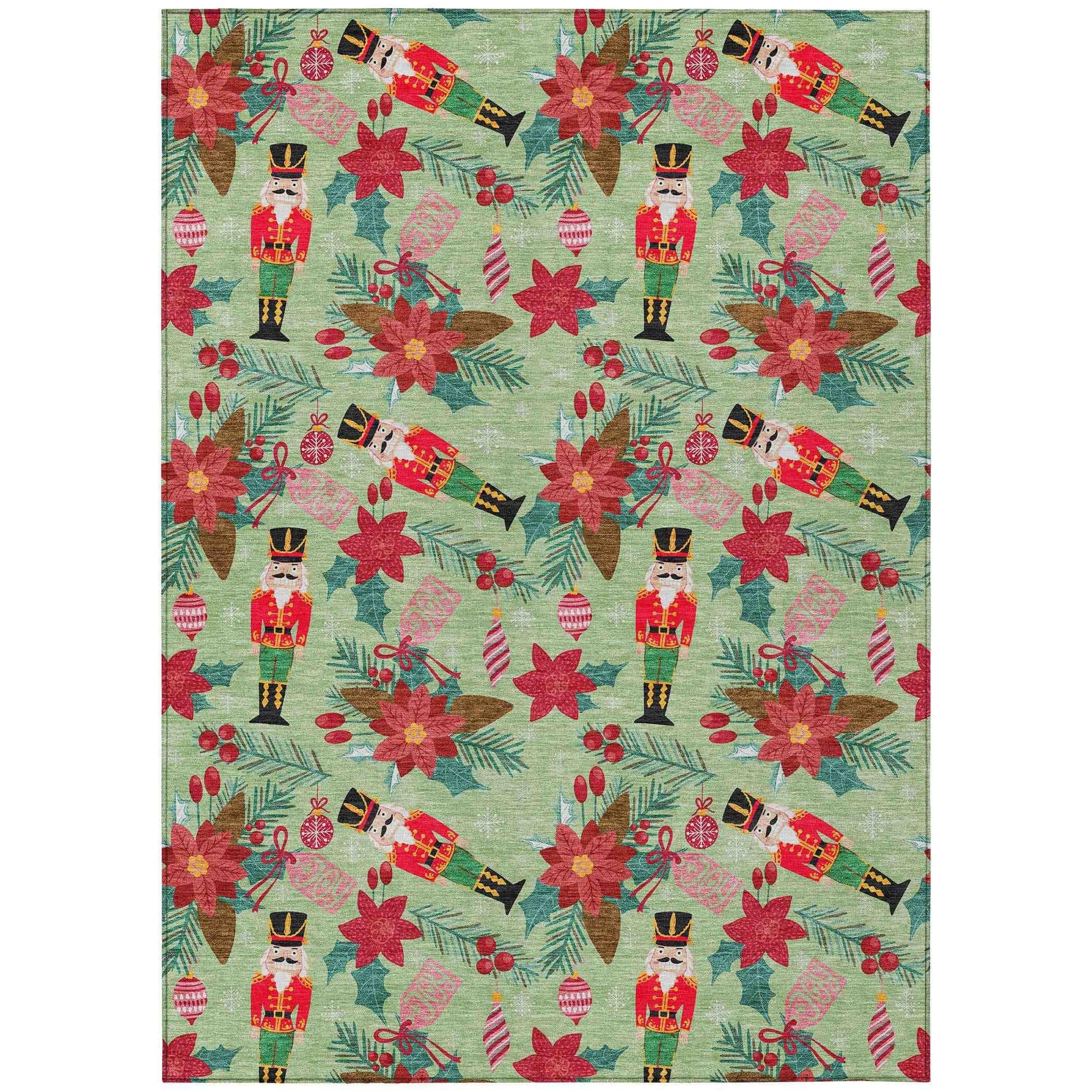 Addison Rugs Quaira Green Washable Indoor-Outdoor Rug