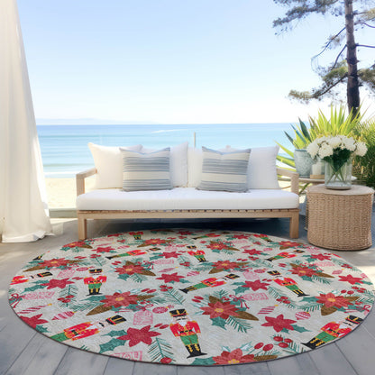 Addison Rugs Quaius Brown Washable Indoor-Outdoor Rug