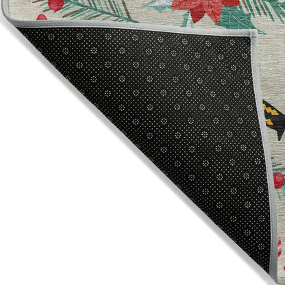 Addison Rugs Quaius Brown Washable Indoor-Outdoor Rug