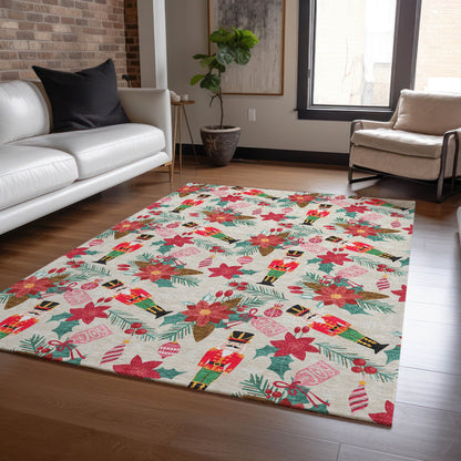 Addison Rugs Quaius Brown Washable Indoor-Outdoor Rug