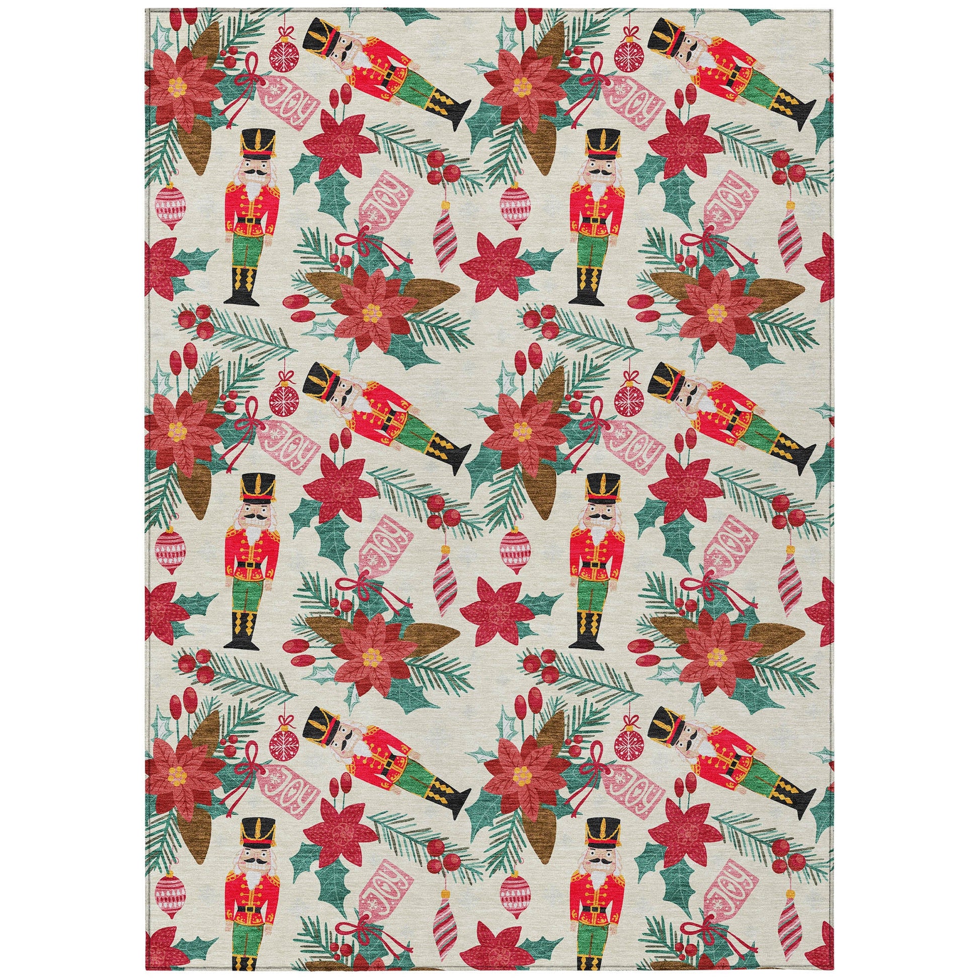 Addison Rugs Quaius Ivory Washable Indoor-Outdoor Rug