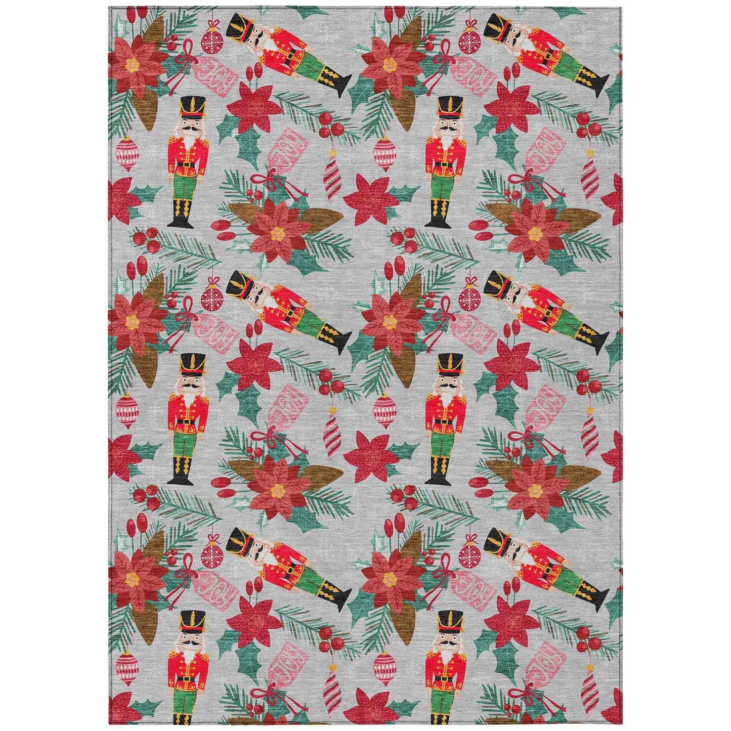 Addison Rugs Quaius Gray Washable Indoor-Outdoor Rug