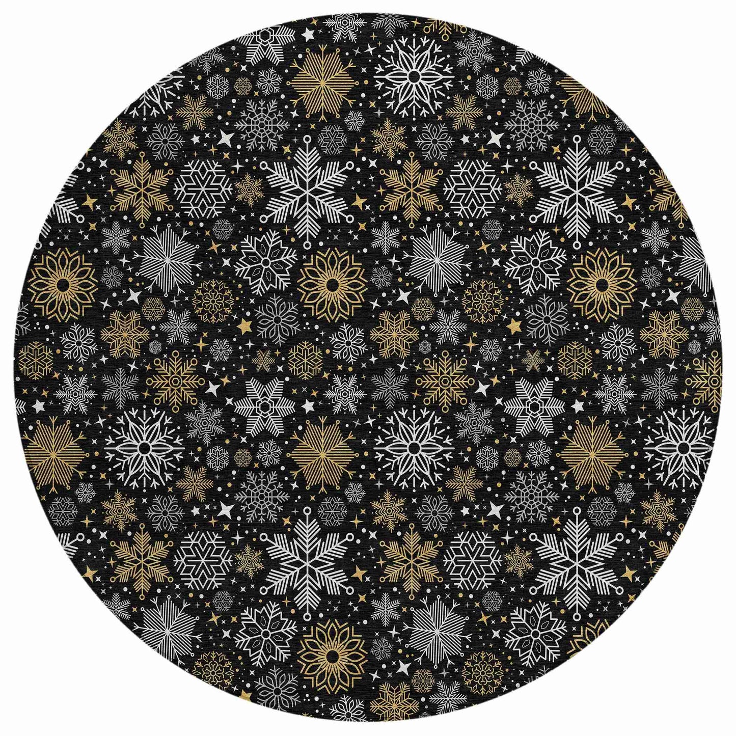 Addison Rugs Quaon Black Washable Indoor-Outdoor Rug