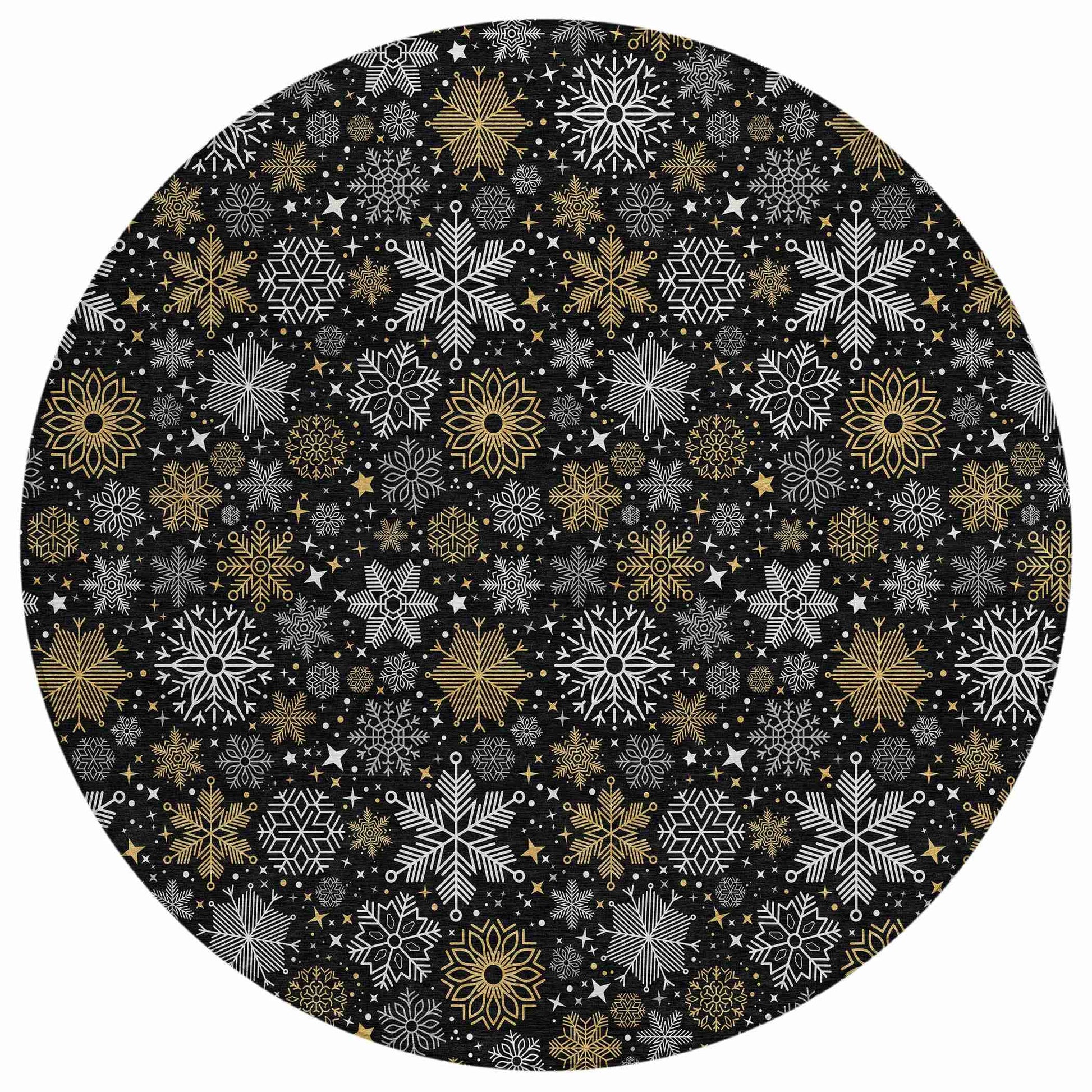 Addison Rugs Quaon Black Washable Indoor-Outdoor Rug