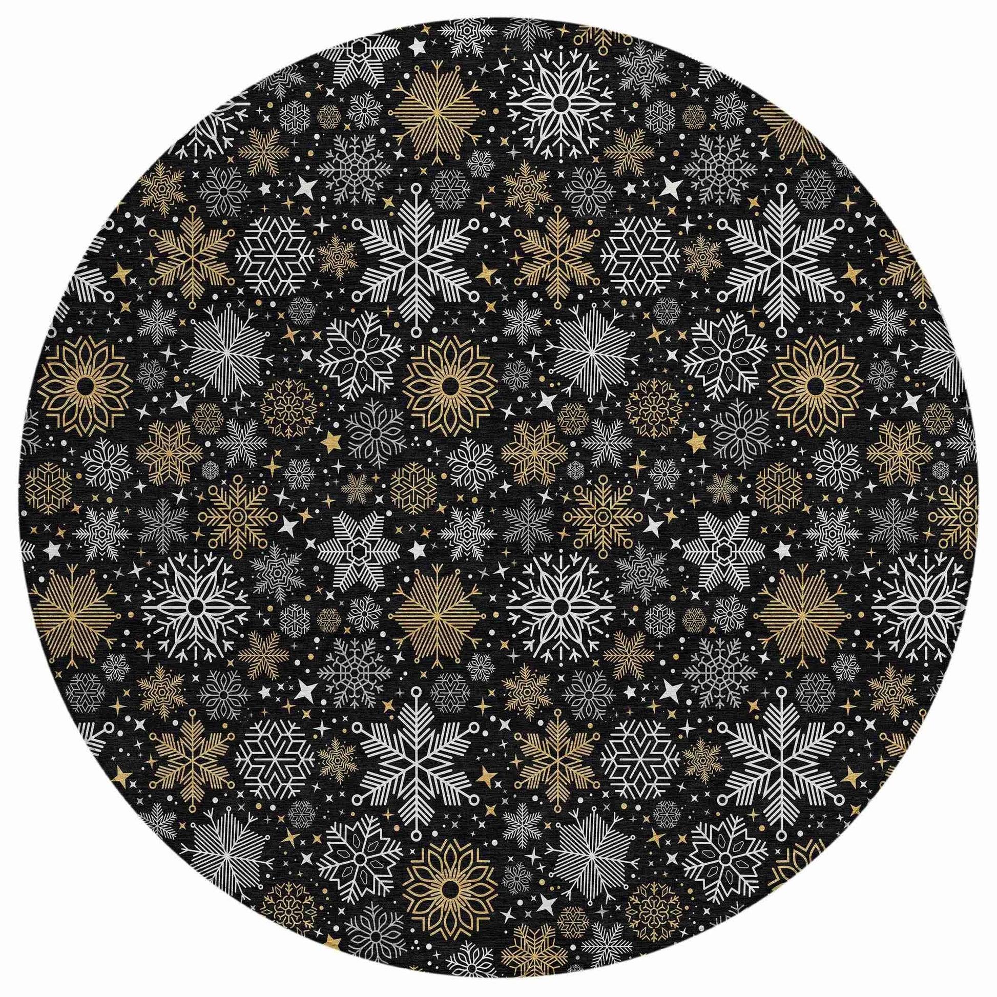 Addison Rugs Quaon Black Washable Indoor-Outdoor Rug