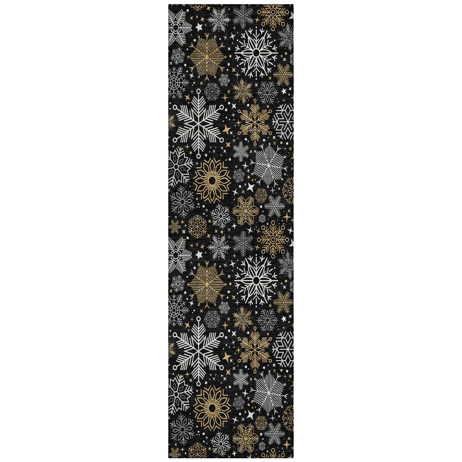 Addison Rugs Quaon Black Washable Indoor-Outdoor Rug