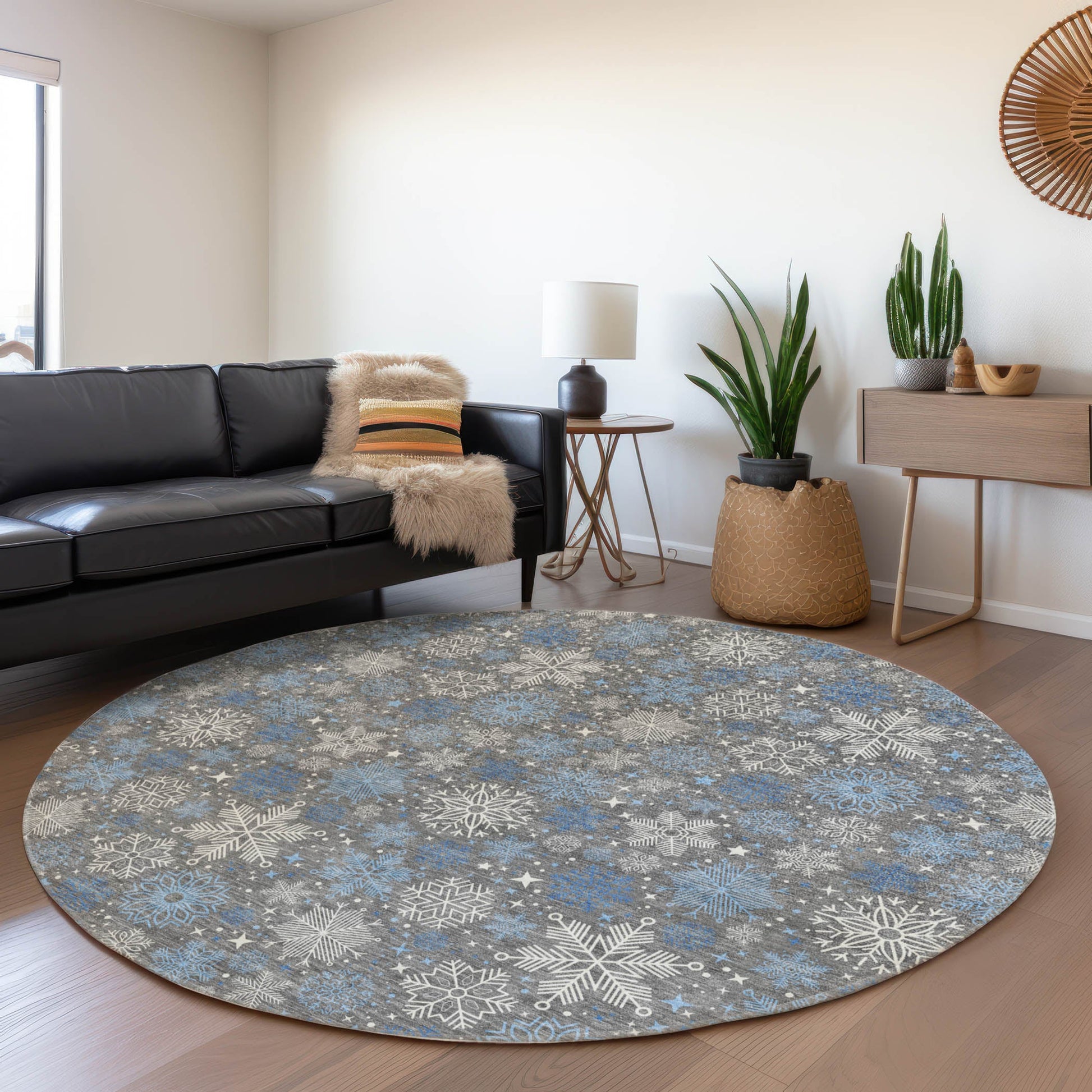 Addison Rugs Quaon Gray Washable Indoor-Outdoor Rug