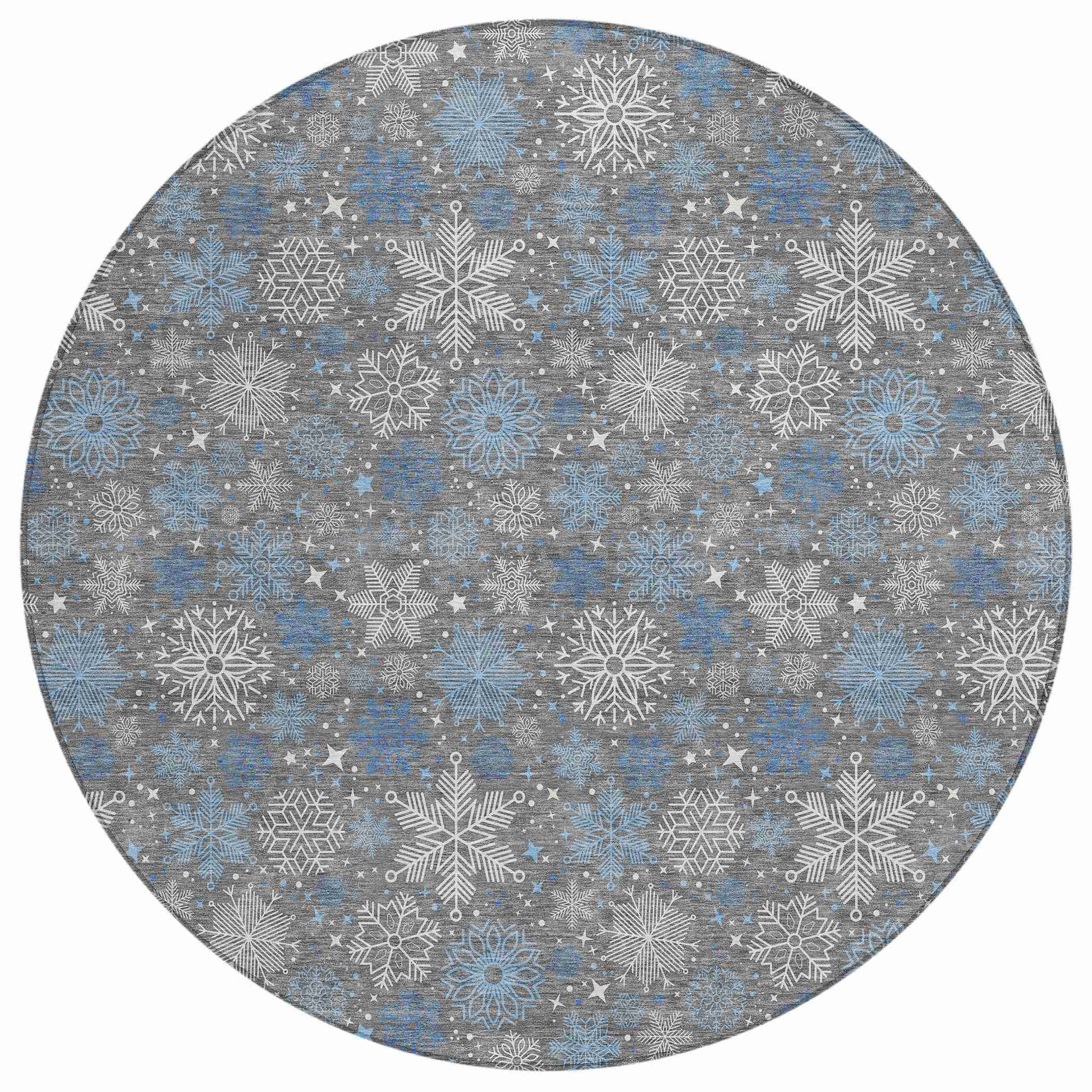 Addison Rugs Quaon Gray Washable Indoor-Outdoor Rug