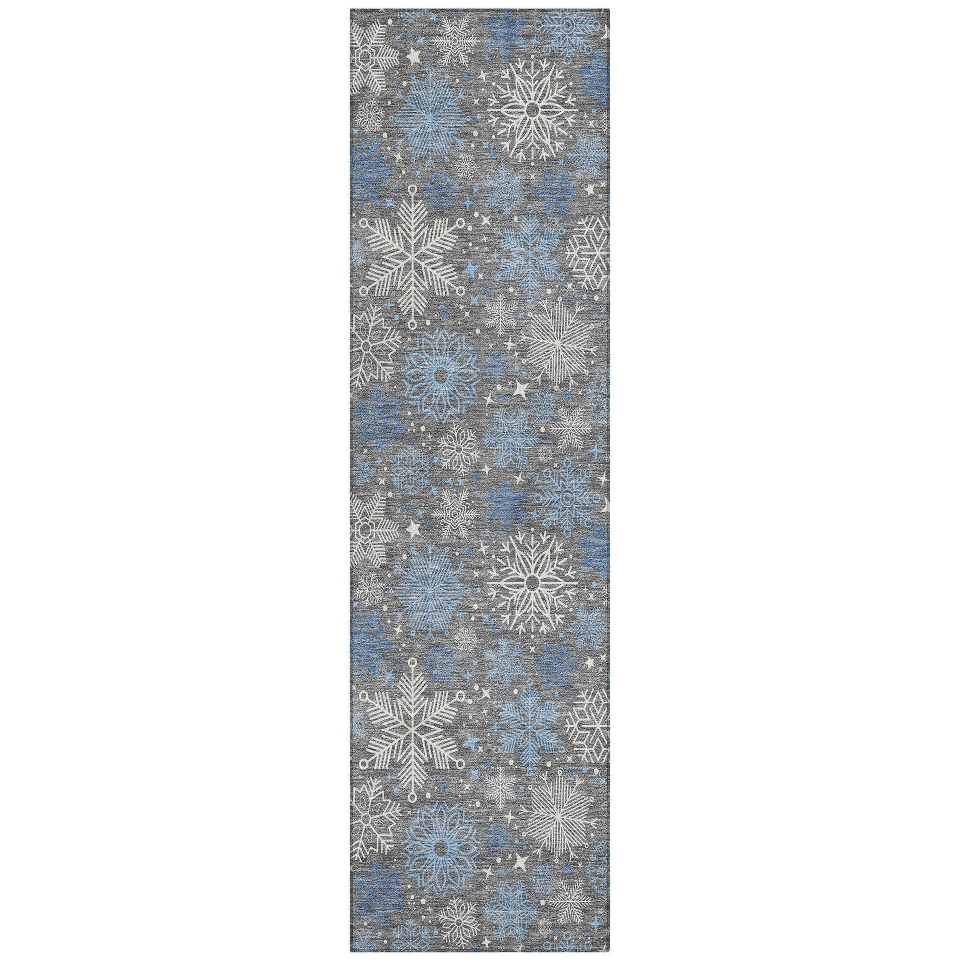 Addison Rugs Quaon Gray Washable Indoor-Outdoor Rug