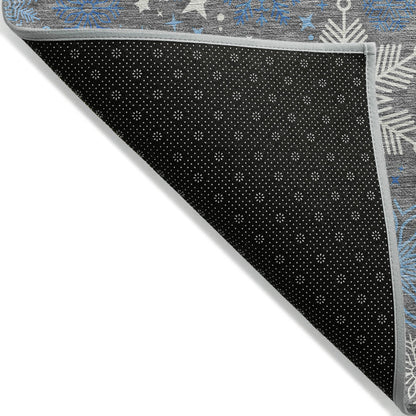 Addison Rugs Quaon Gray Washable Indoor-Outdoor Rug