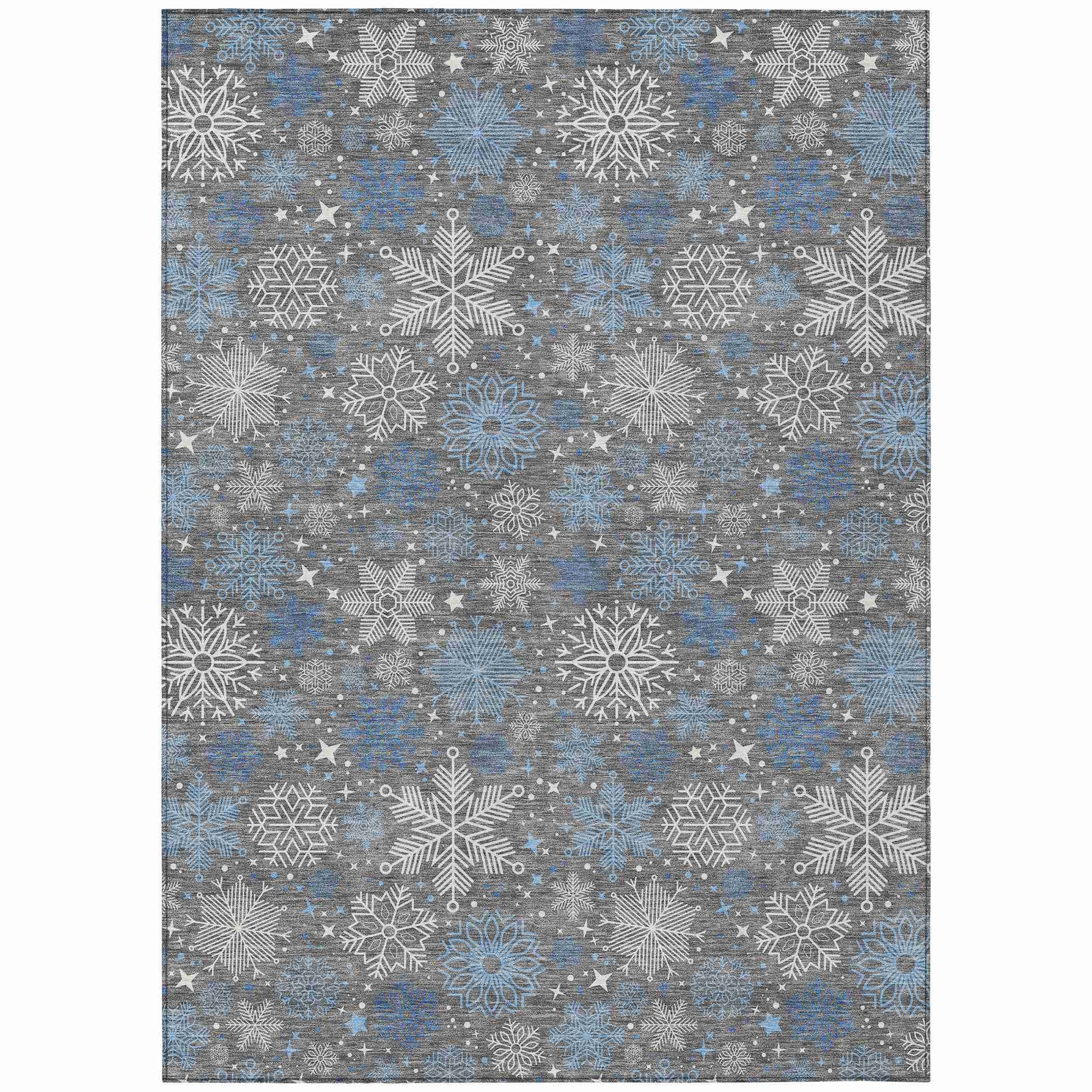 Addison Rugs Quaon Gray Washable Indoor-Outdoor Rug