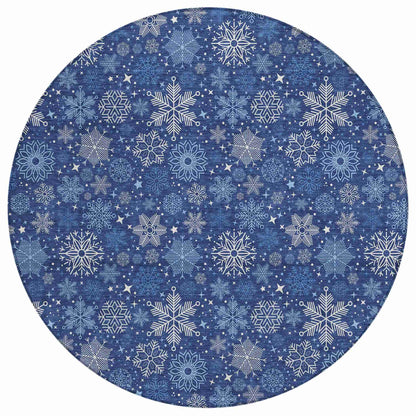 Addison Rugs Quaon Navy Washable Indoor-Outdoor Rug