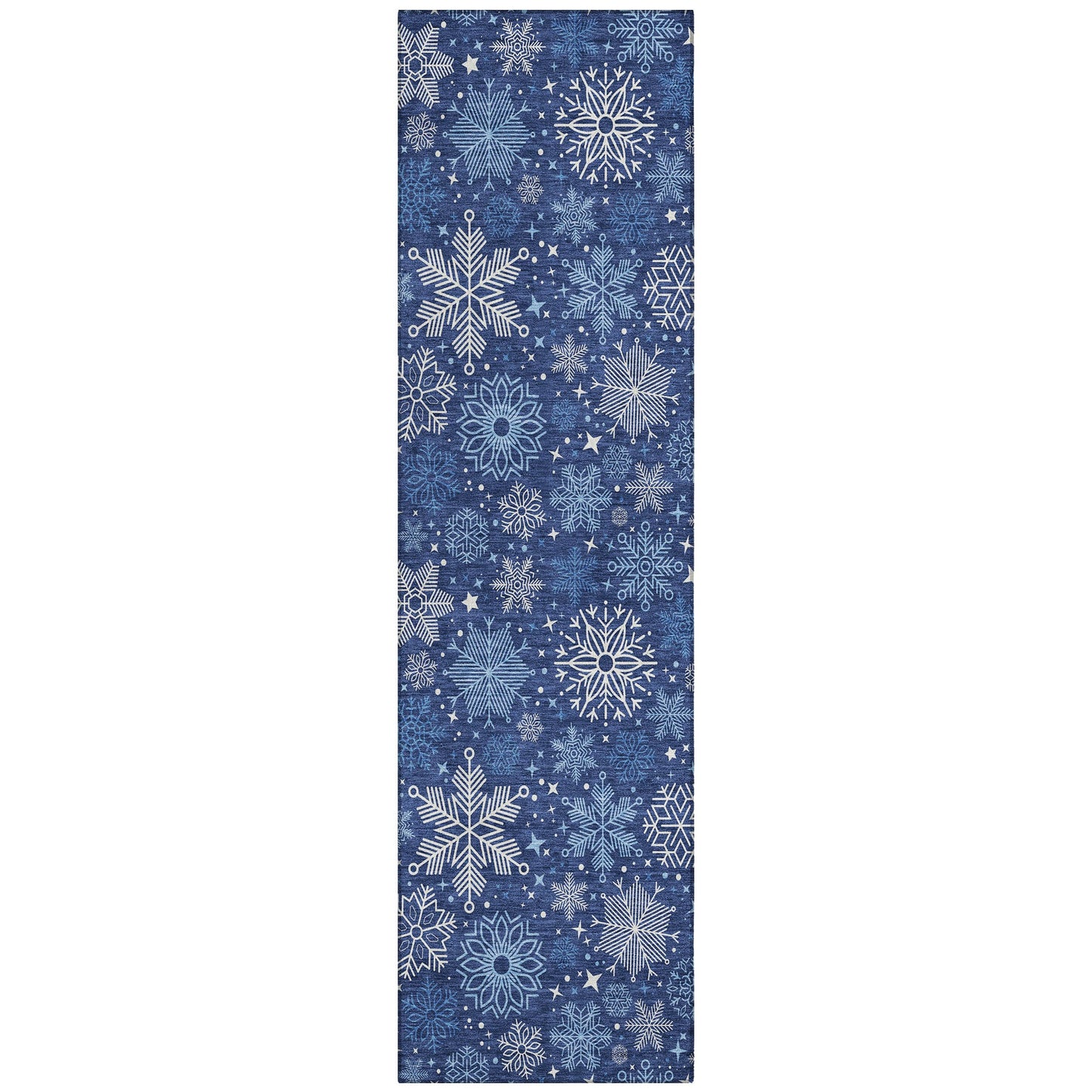 Addison Rugs Quaon Navy Washable Indoor-Outdoor Rug