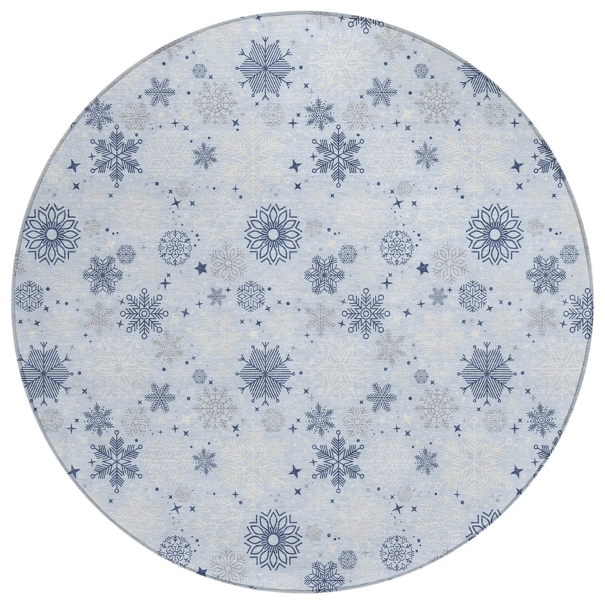 Addison Rugs Quaon Blue Washable Indoor-Outdoor Rug