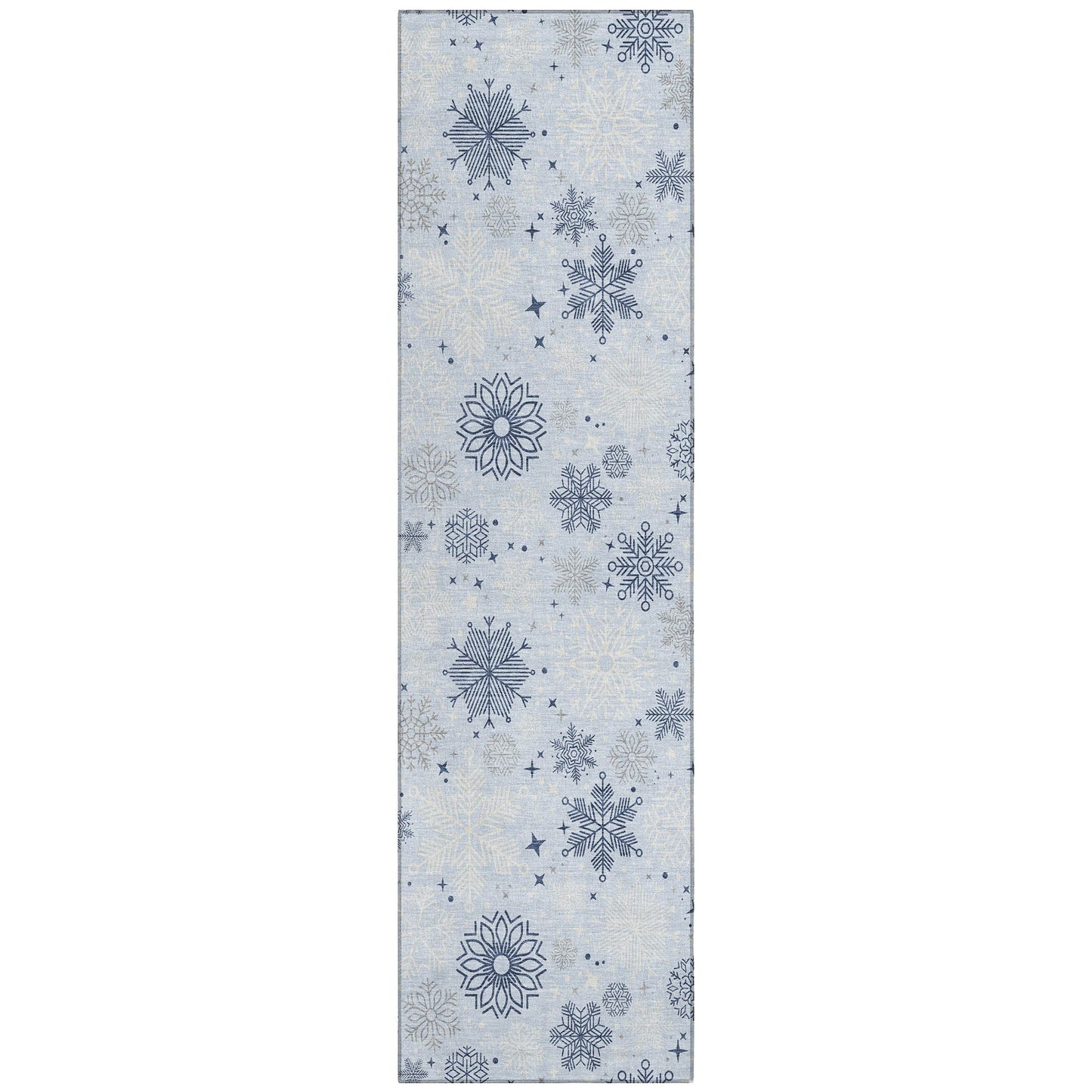 Addison Rugs Quaon Blue Washable Indoor-Outdoor Rug