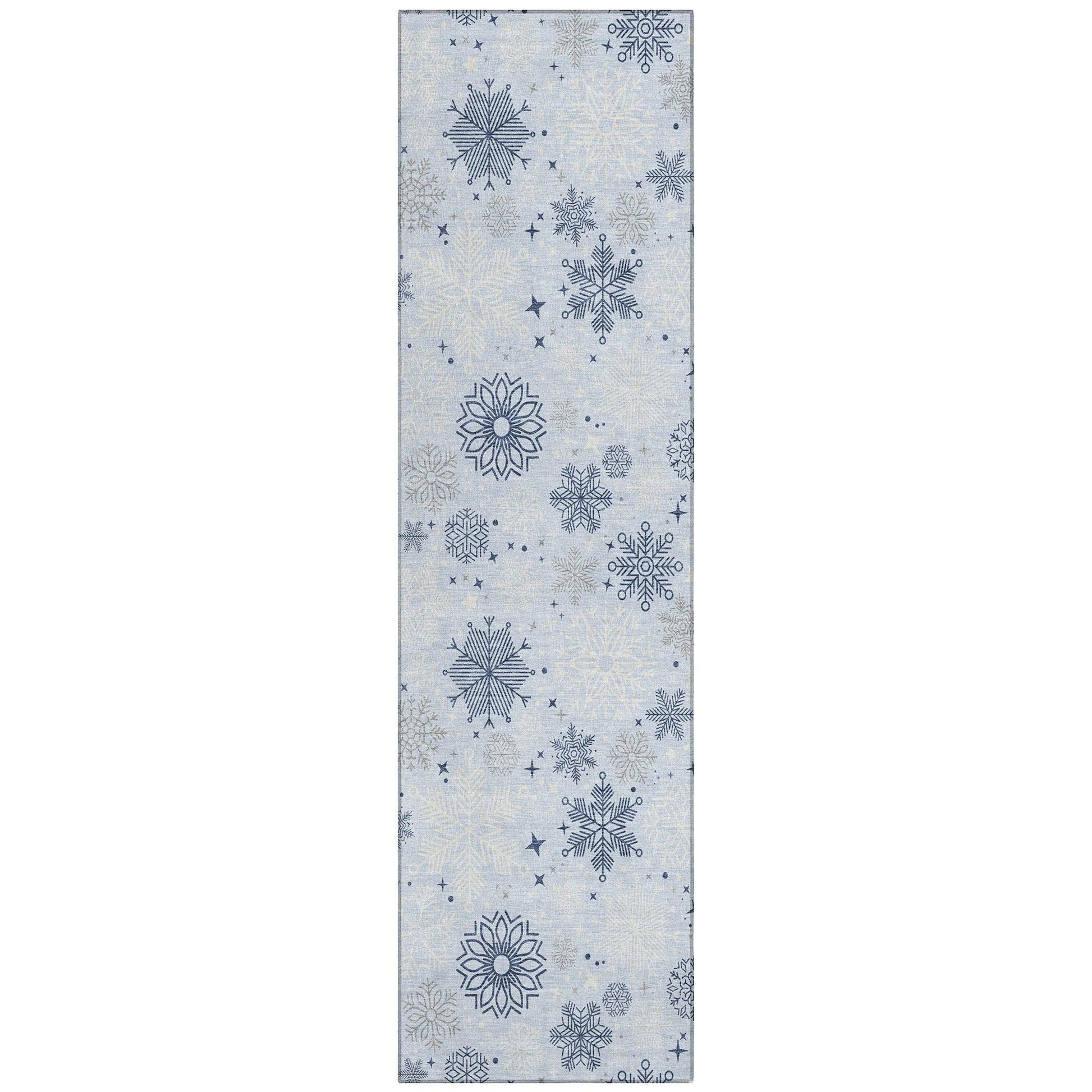 Addison Rugs Quaon Blue Washable Indoor-Outdoor Rug