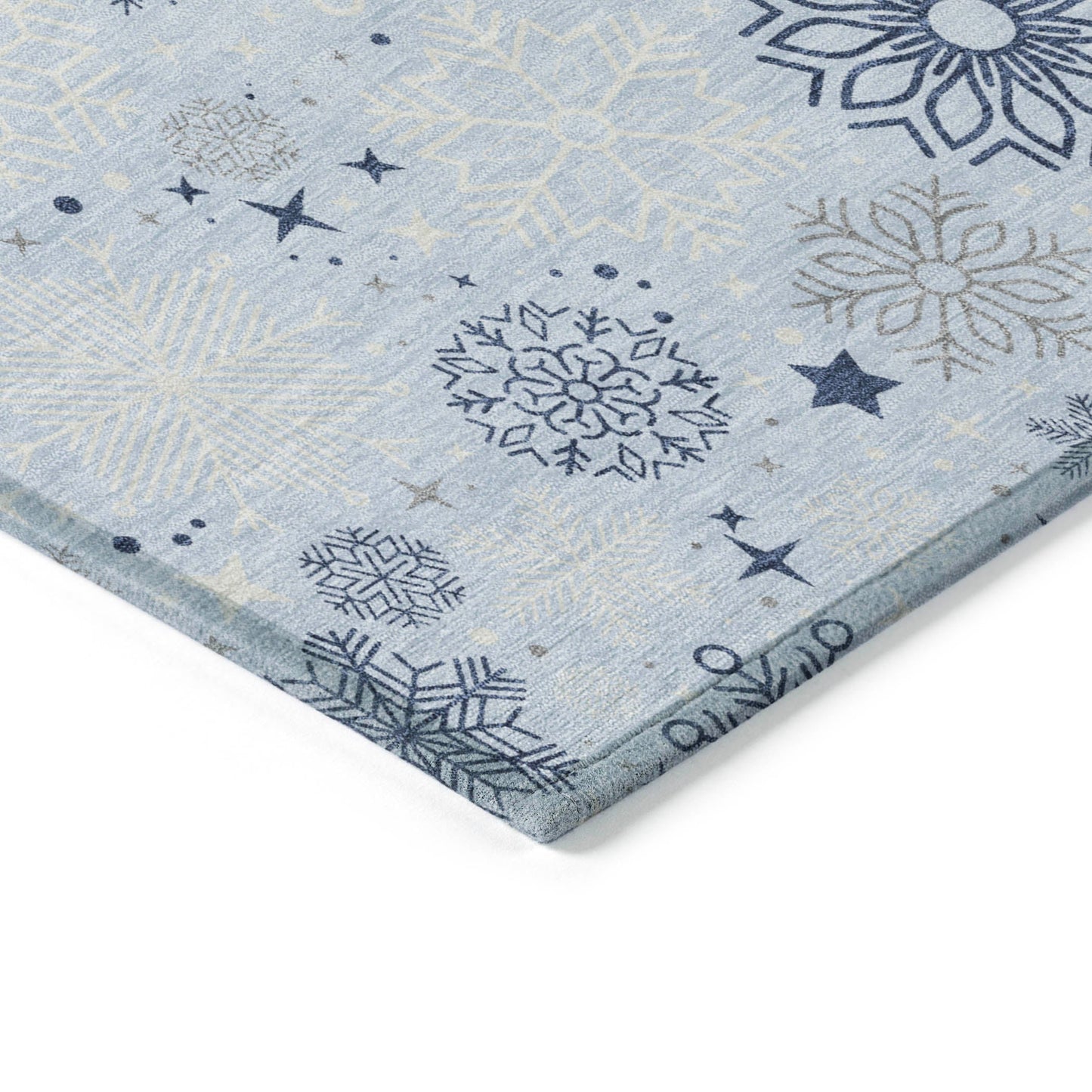 Addison Rugs Quaon Blue Washable Indoor-Outdoor Rug