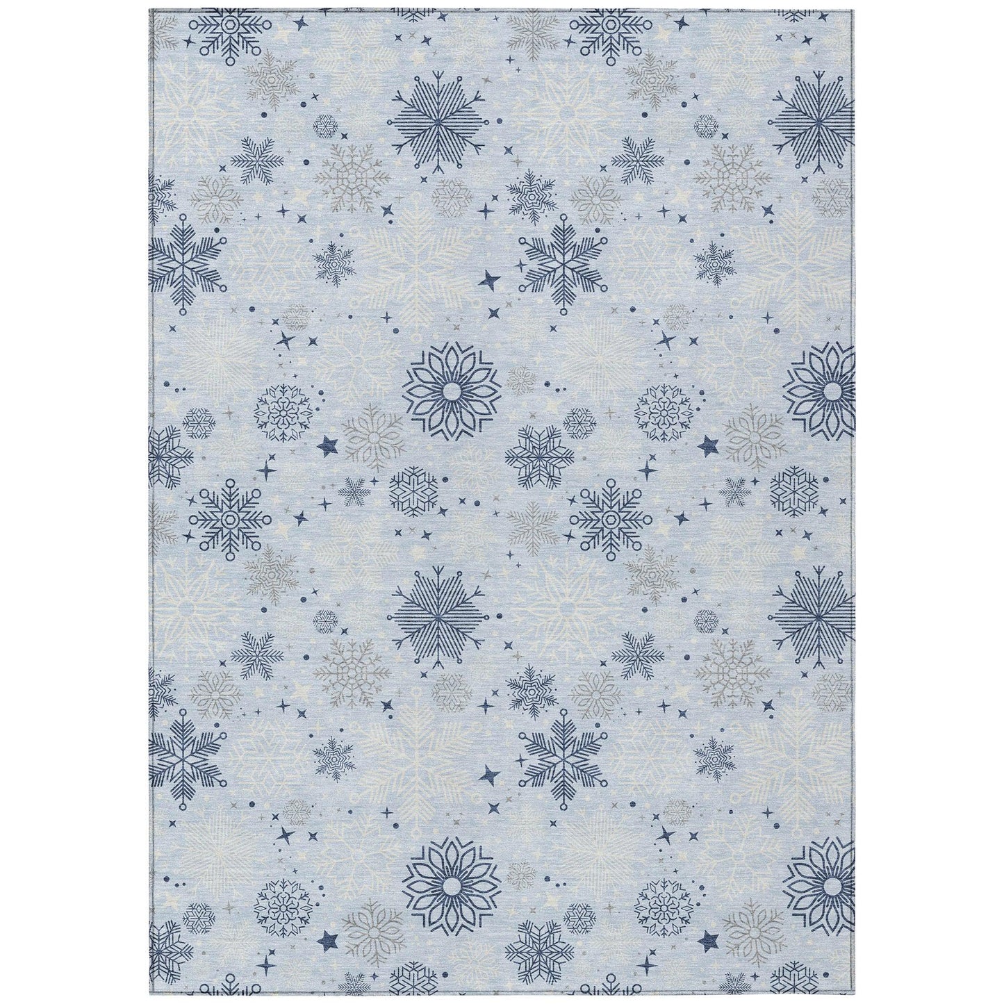 Addison Rugs Quaon Blue Washable Indoor-Outdoor Rug