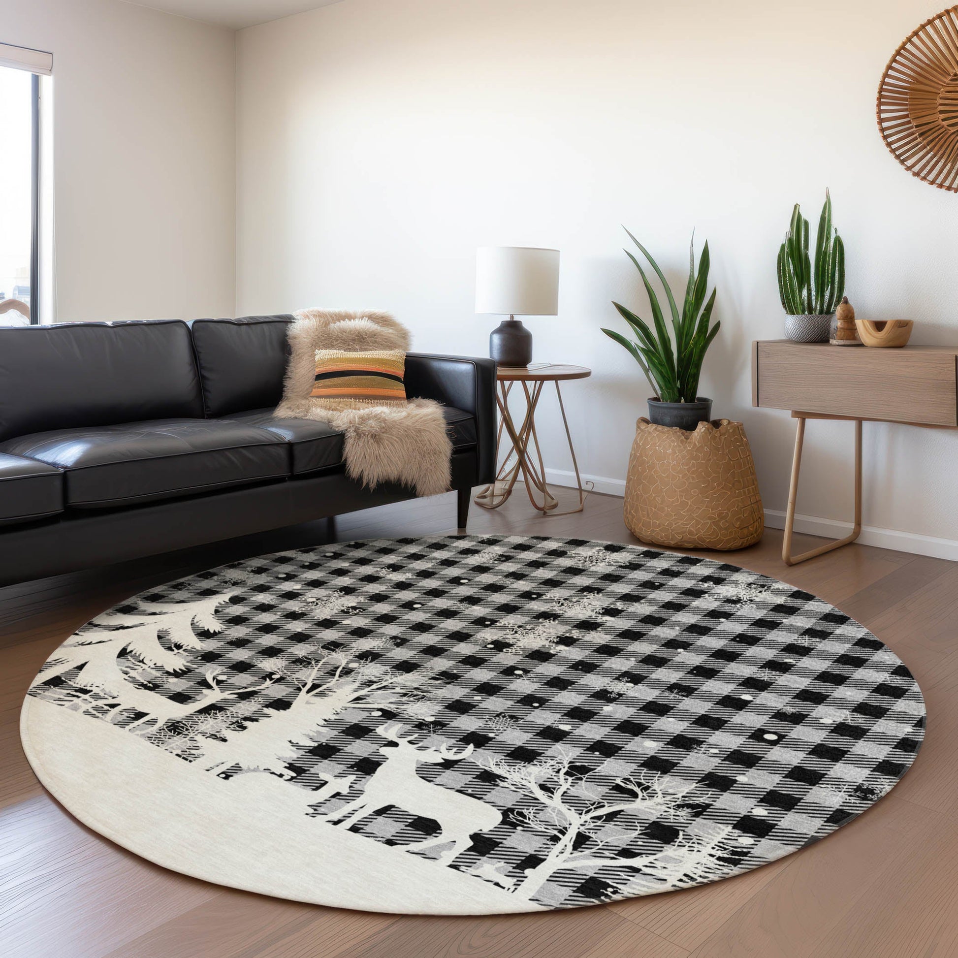 Addison Rugs Quaora Gray Washable Indoor-Outdoor Rug