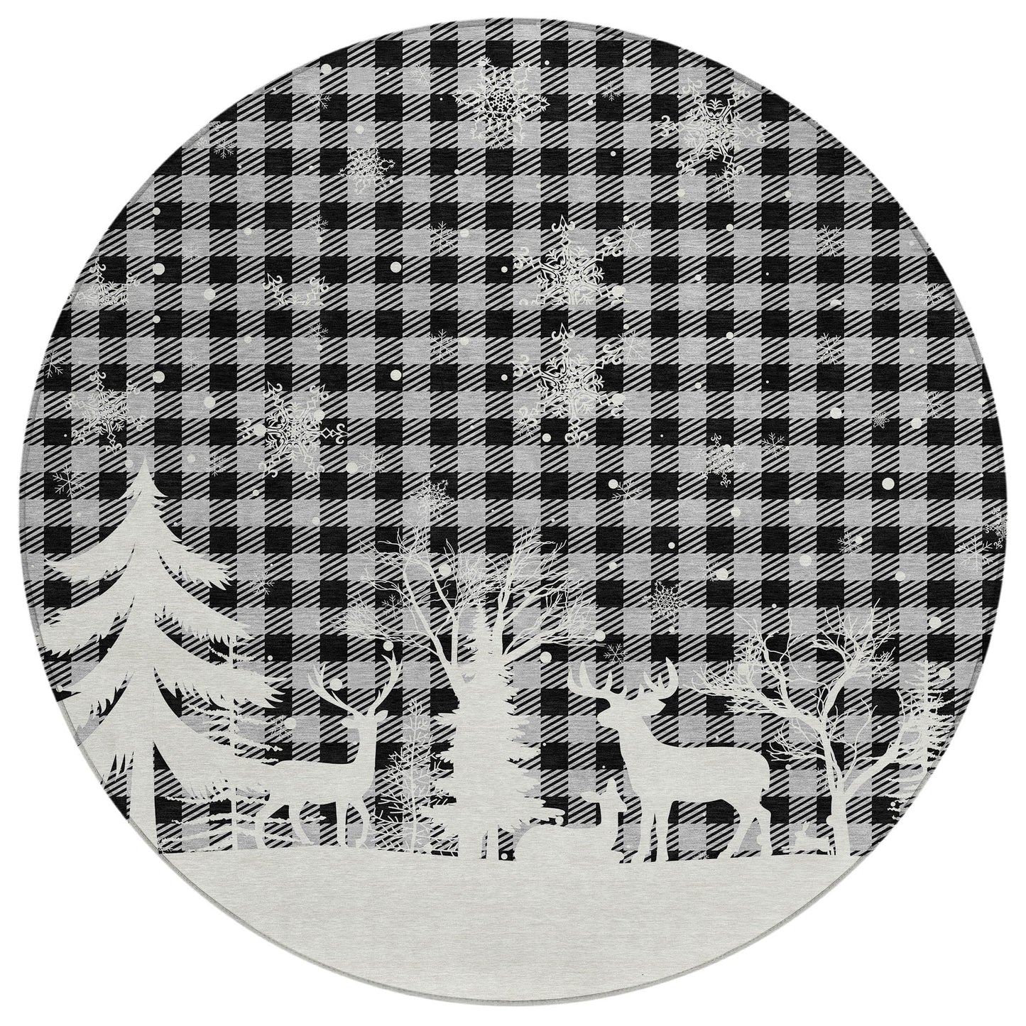 Addison Rugs Quaora Gray Washable Indoor-Outdoor Rug