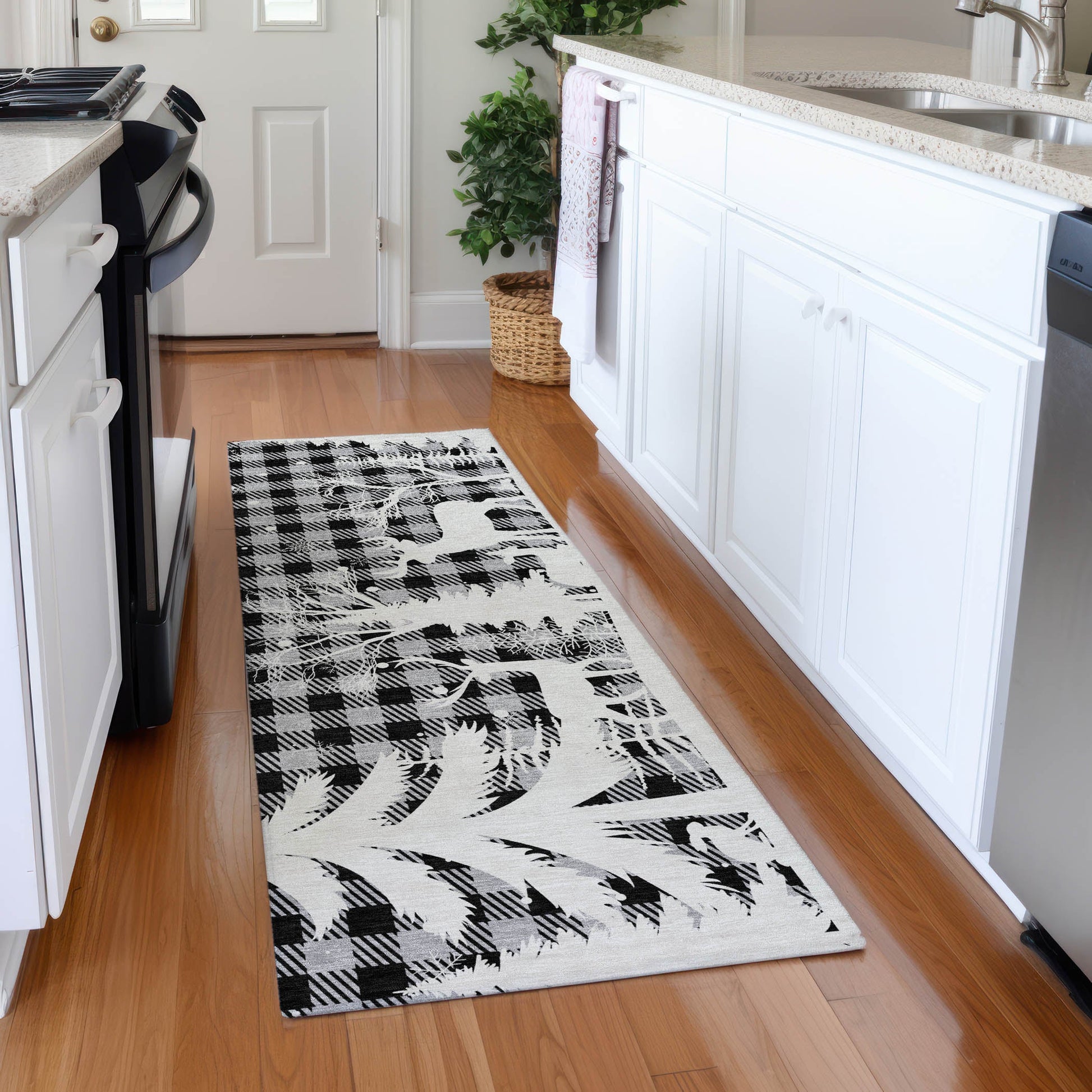 Addison Rugs Quaora Gray Washable Indoor-Outdoor Rug