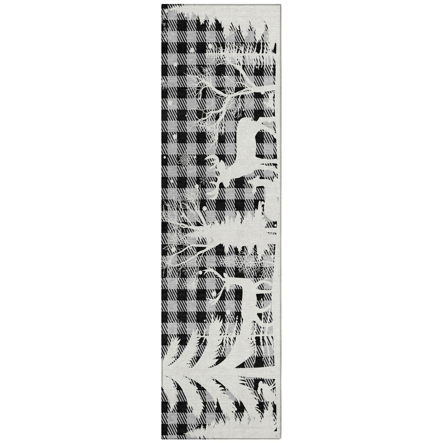 Addison Rugs Quaora Gray Washable Indoor-Outdoor Rug