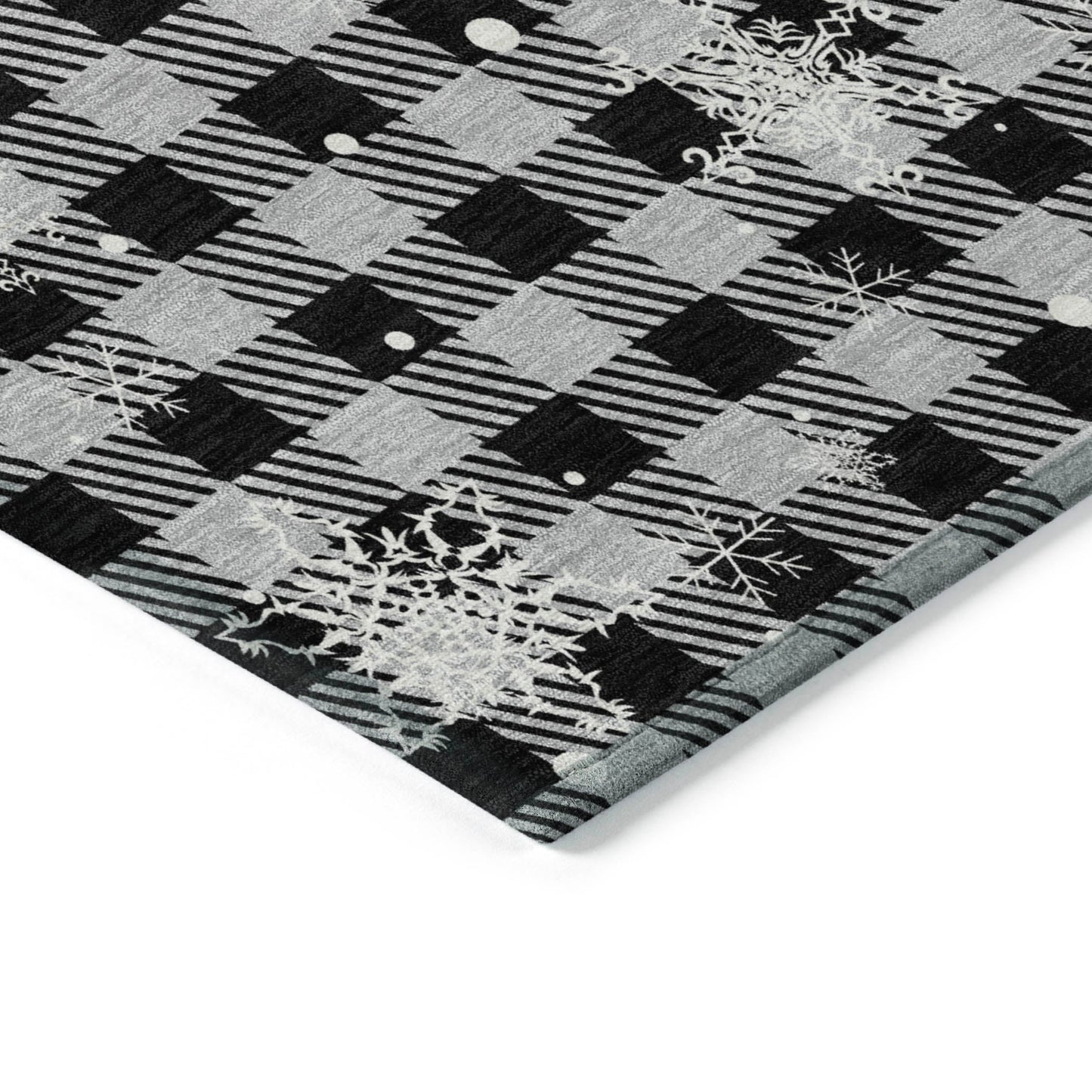 Addison Rugs Quaora Gray Washable Indoor-Outdoor Rug