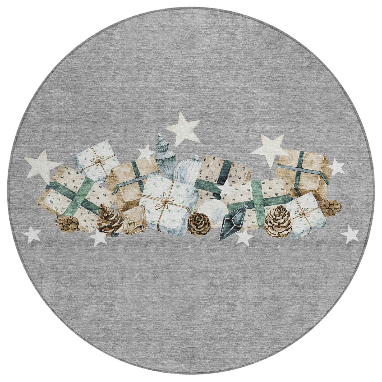 Addison Rugs Raeain Gray Washable Indoor-Outdoor Rug