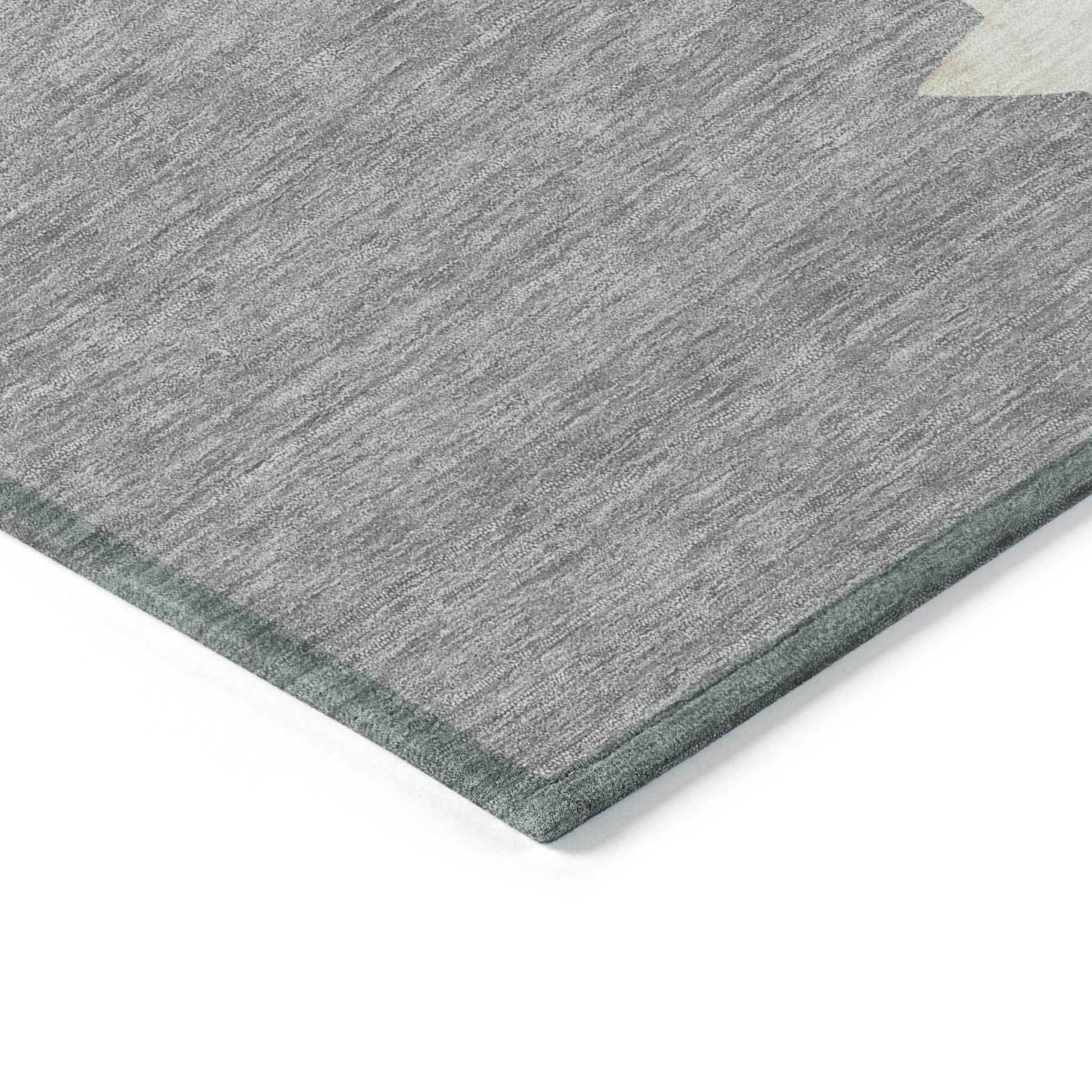 Addison Rugs Raeain Gray Washable Indoor-Outdoor Rug