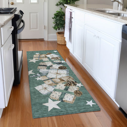 Addison Rugs Raeain Blue Washable Indoor-Outdoor Rug