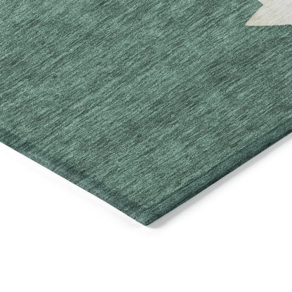 Addison Rugs Raeain Blue Washable Indoor-Outdoor Rug
