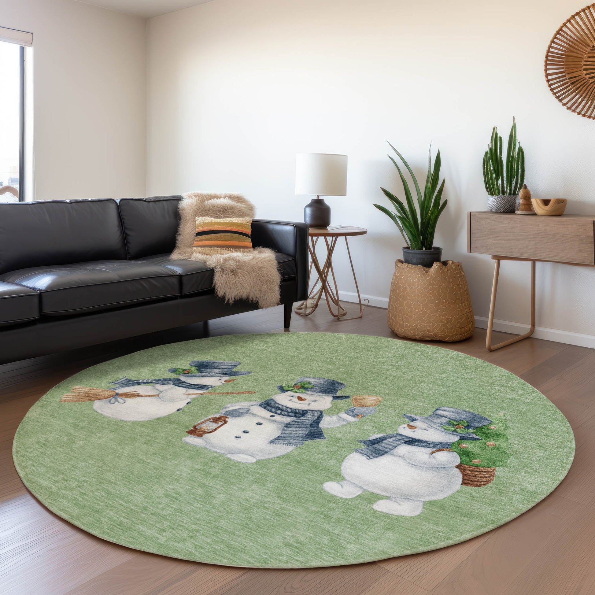 Addison Rugs Raeanor Green Washable Indoor-Outdoor Rug